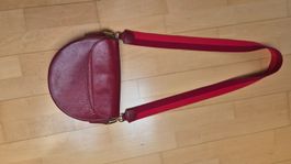 Tasche rot Leder Liebeskind Berlin Gurt 117cm