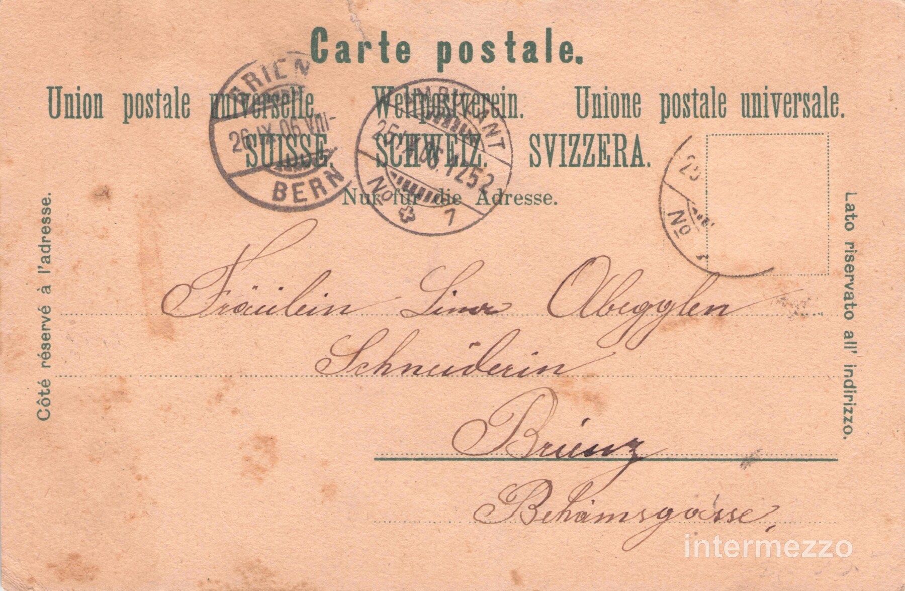 Cartes postales: Kallnach BE // 1906 Litho Seeland – D'occasion à Basel par intermezzo12 1
