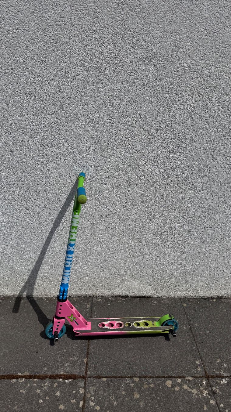 Scooters: Scooter Freestyle Pink/Grün – Gebraucht aus Staufen von BaKoAP
