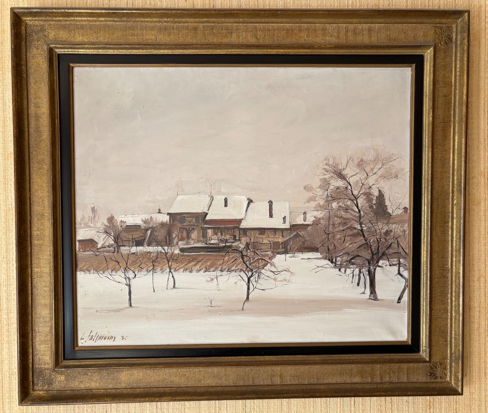 Dipinti: Tableau Louis Henri Salzmann 1934 – Usato da Chénens venduto da elomedc
