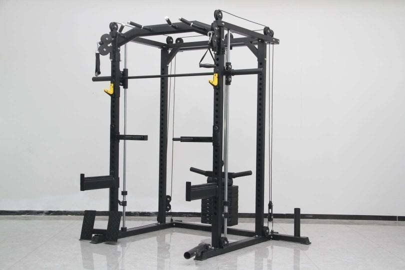 Hometrainer: Krafstation / Power Rack mit 2xLatzug und Smith-Machine – Nuovo e nell'imballaggio originale da Volketswil venduto da Fsladek