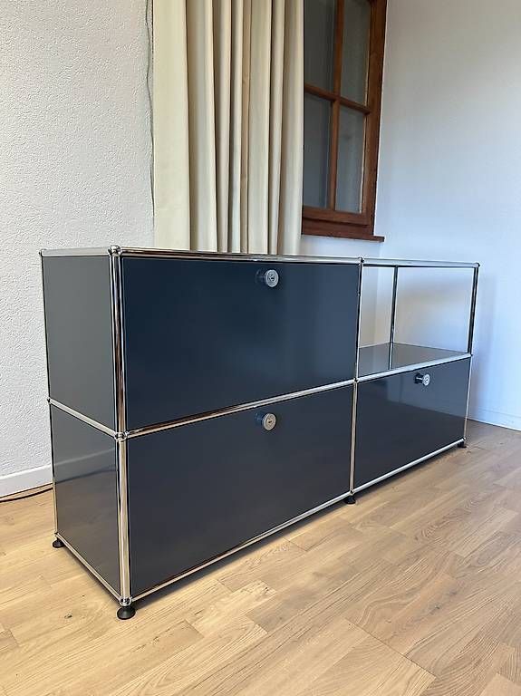 USM Kommoden: Commode USM Haller en Gris Anthracite // Ref. AY0452 – Gebraucht aus Ravoire von ARKY_s