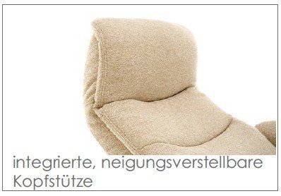 Sessel: Relax Sessel Amasra Stoff grau Eiche hell inkl. Hocker – Neu und originalverpackt aus Unterentfelden von moebelrufli 2