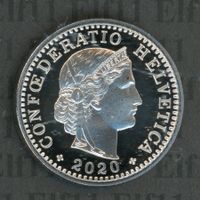 CHF___0.20 2020 stgl * aus Stgl-Münzsatz! 20 Rappen