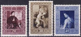 1952 LIE, Fürstliche Gemälde Ill Nr. 250-252 postfr.**