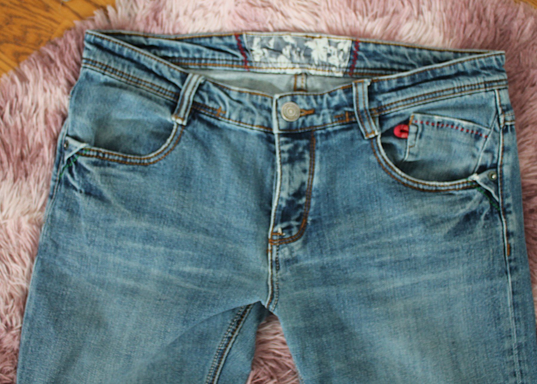 Jeans: Coole Jeans 🎀 Regular Denim Hose Destroyed – Nuovo (secondo la descrizione) da Hüttwilen venduto da pinti55 4