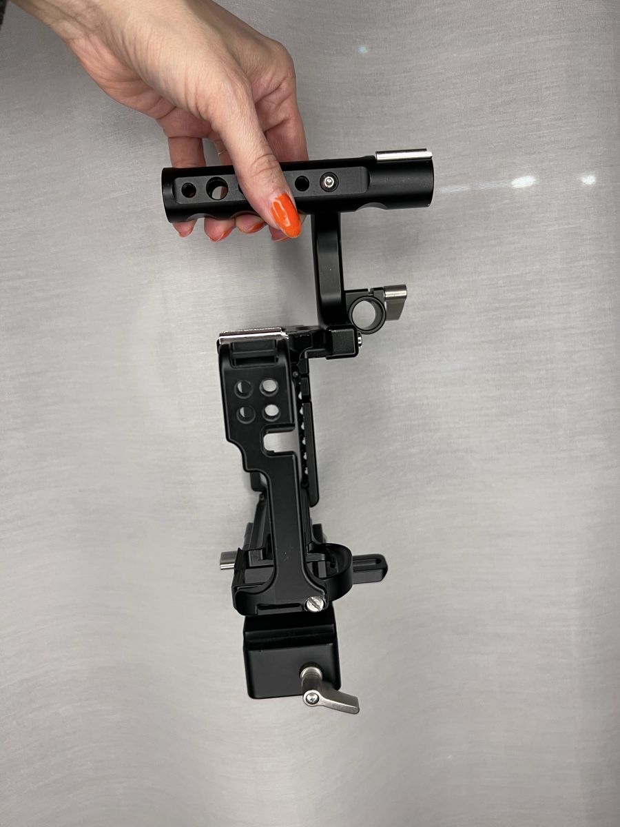 Gabbie, trasporto & Sicurezza: Sony A7S Cage mit Riser Block & Base Plate von Movcam – Usato da Zürich venduto da katkat_1 4
