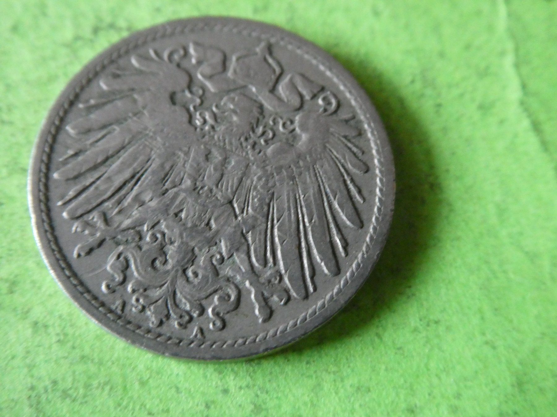 Tutti le monete: Dt. Reich 1905 A,  10 Pfennig – Usato da Hinterforst venduto da Rohusri 1