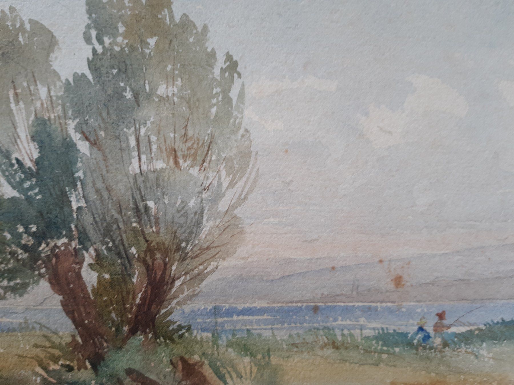 Dipinti: August BAUERNHEINZ (1838-?)pêcheur – Usato da Lausanne venduto da leneko 1