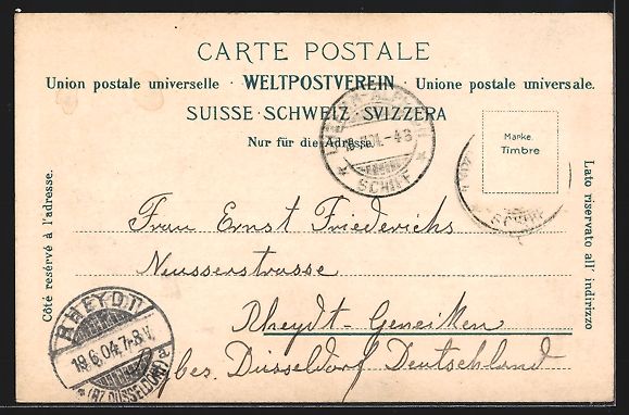 Cartoline postali: AK Engelberg, Die Kuranstalt, 1904 – Usato da Berlin venduto da bartko-reher 1