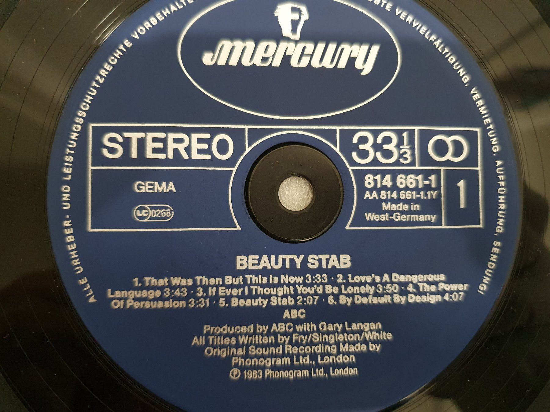 Dischi in vinile: ABC - Beauty Stab ( LP, Electronic ) – Usato da Uster venduto da Vinyl-Leidenschaft 5