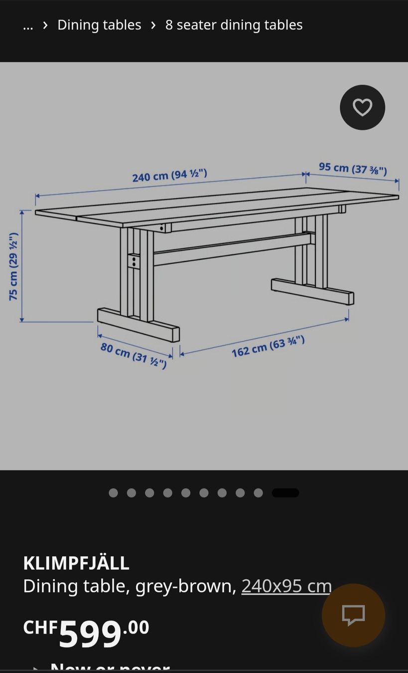 Ikea Tavoli: grosser Tisch - ganz neu! – Nuovo (secondo la descrizione) da Zürich venduto da Shima90 2