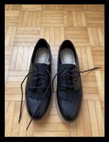 Clarks Schnürschuhe Leder schwarz 41.5