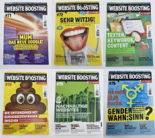 6x Website Boosting Jahrgang 2022 - Heftnummer 71 - 76