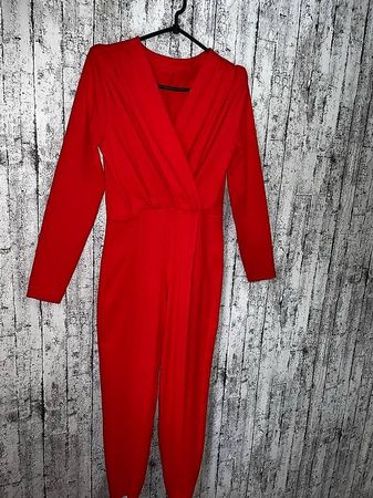 Roter Damen-Jumpsuit