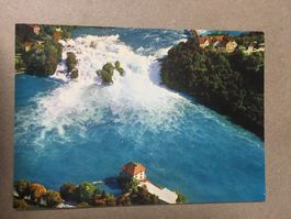AK Rheinfall bei Schaffhausen Flugaufnahme