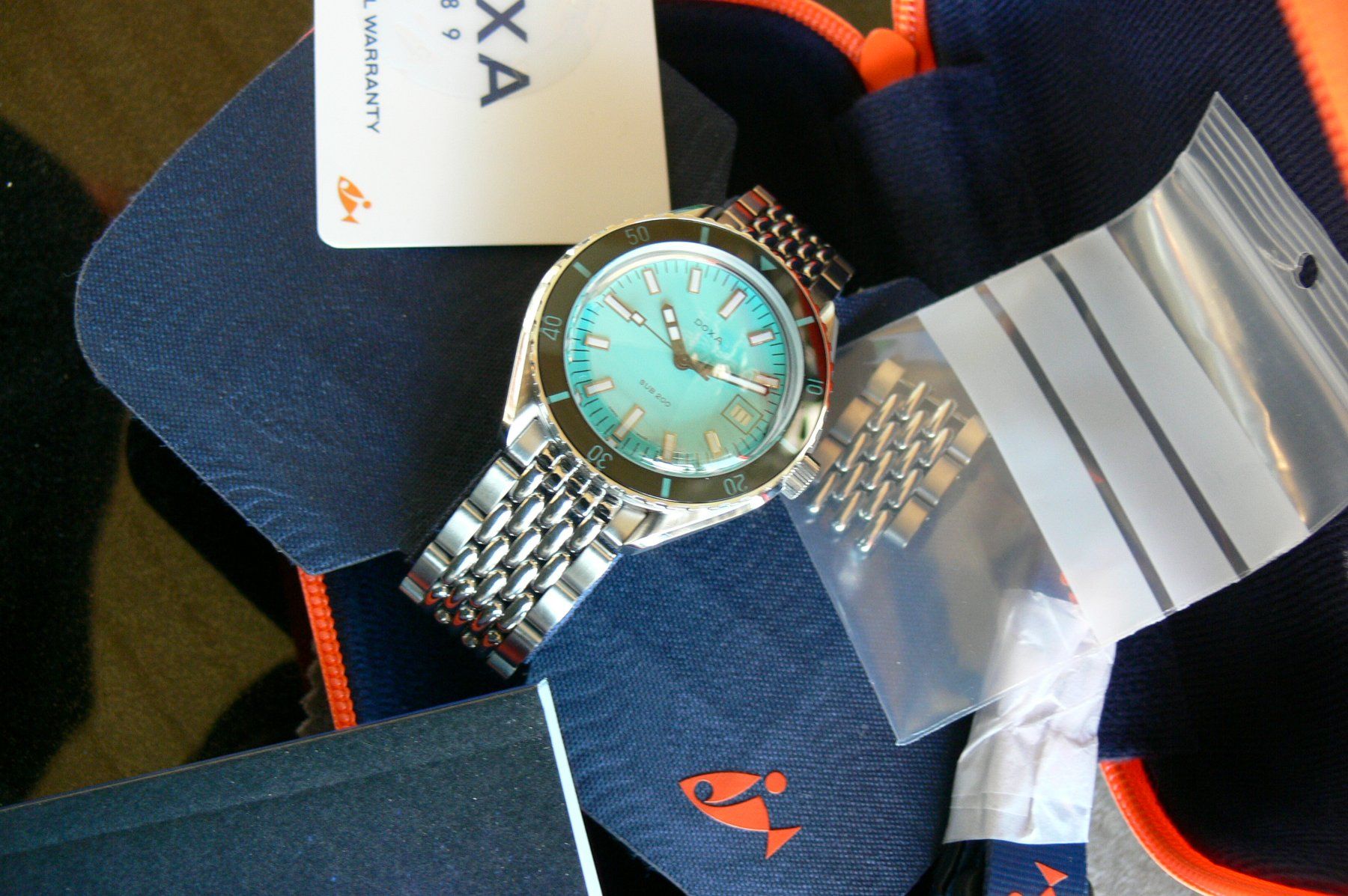 Doxa Orologi: DOXA Sub 200 Professional Diver Türkis Dial 799.10.241.10 – Usato da Remigen venduto da Kelias 6