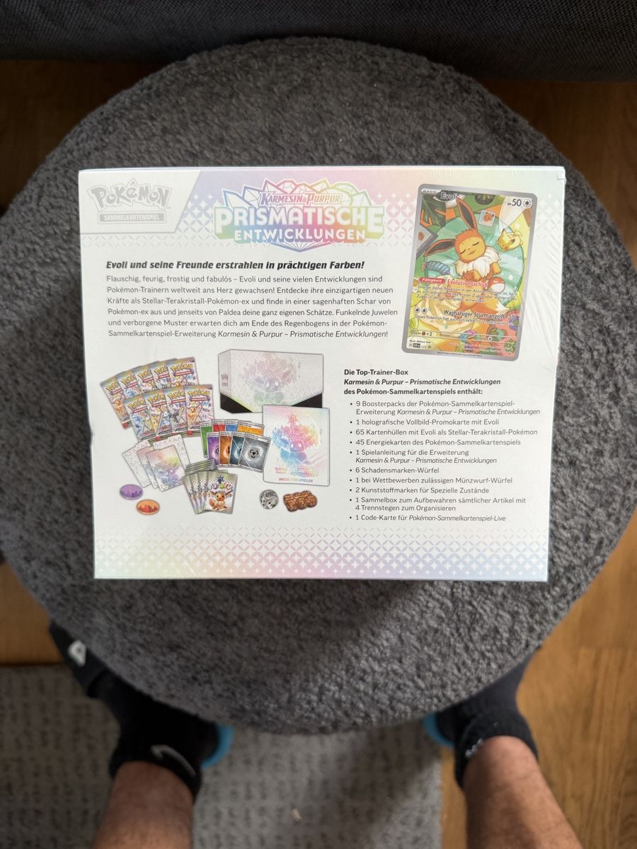 Pokémon Carte collezionabili: Pokémon Prismatic Evolutions ETB DE sealed – Nuovo e nell'imballaggio originale da Münchenstein venduto da Muechenstein20 1