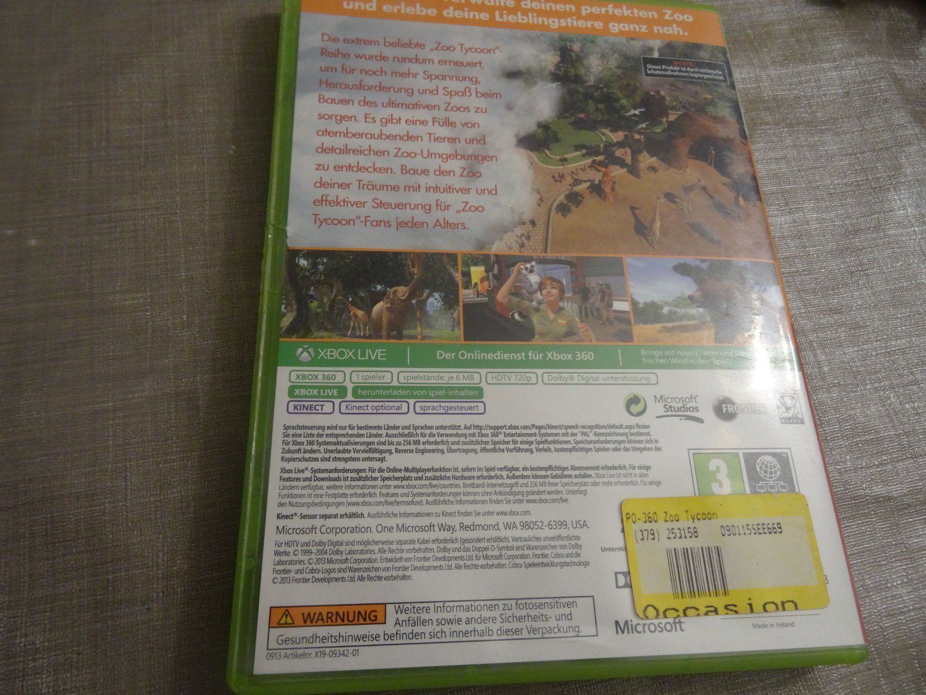 Microsoft Giochi: Zoo Tycoon - Xbox 360 – Usato da Olten venduto da Disc-Ausverkauf 2