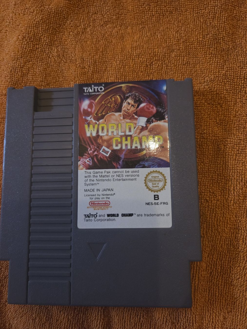 Nintendo Giochi: World Champ, NES, testé – Usato da Lussery-Villars venduto da Rubis64