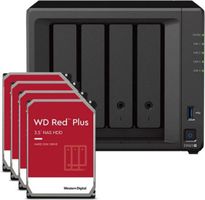 Synology DS923+ NAS mit 4× 12 TB WD Red Plus (48 TB)
