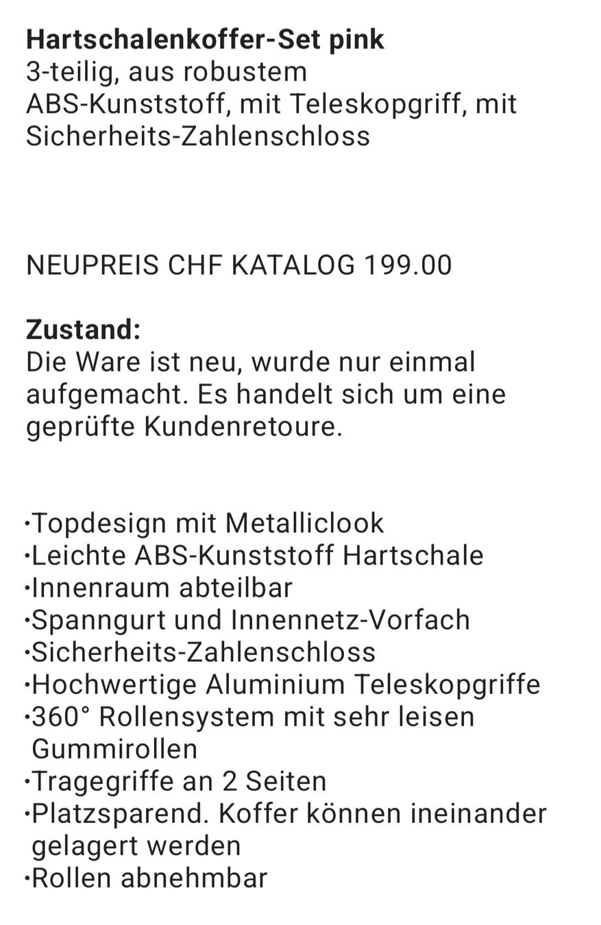 Reisekoffer: Koffer Set – Neu und originalverpackt aus Seengen von Allshop1 3