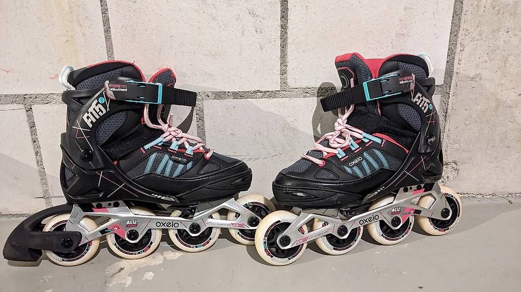 Decathlon Inline-Skating & Rollschuhe: Rollers inline taille 35 - 38 – Gebraucht aus Vinelz von rav_h9zs
