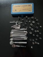 Kinzo Steckschlüssel-Satz 1/4” mit Metallkoffer – viele Nüss