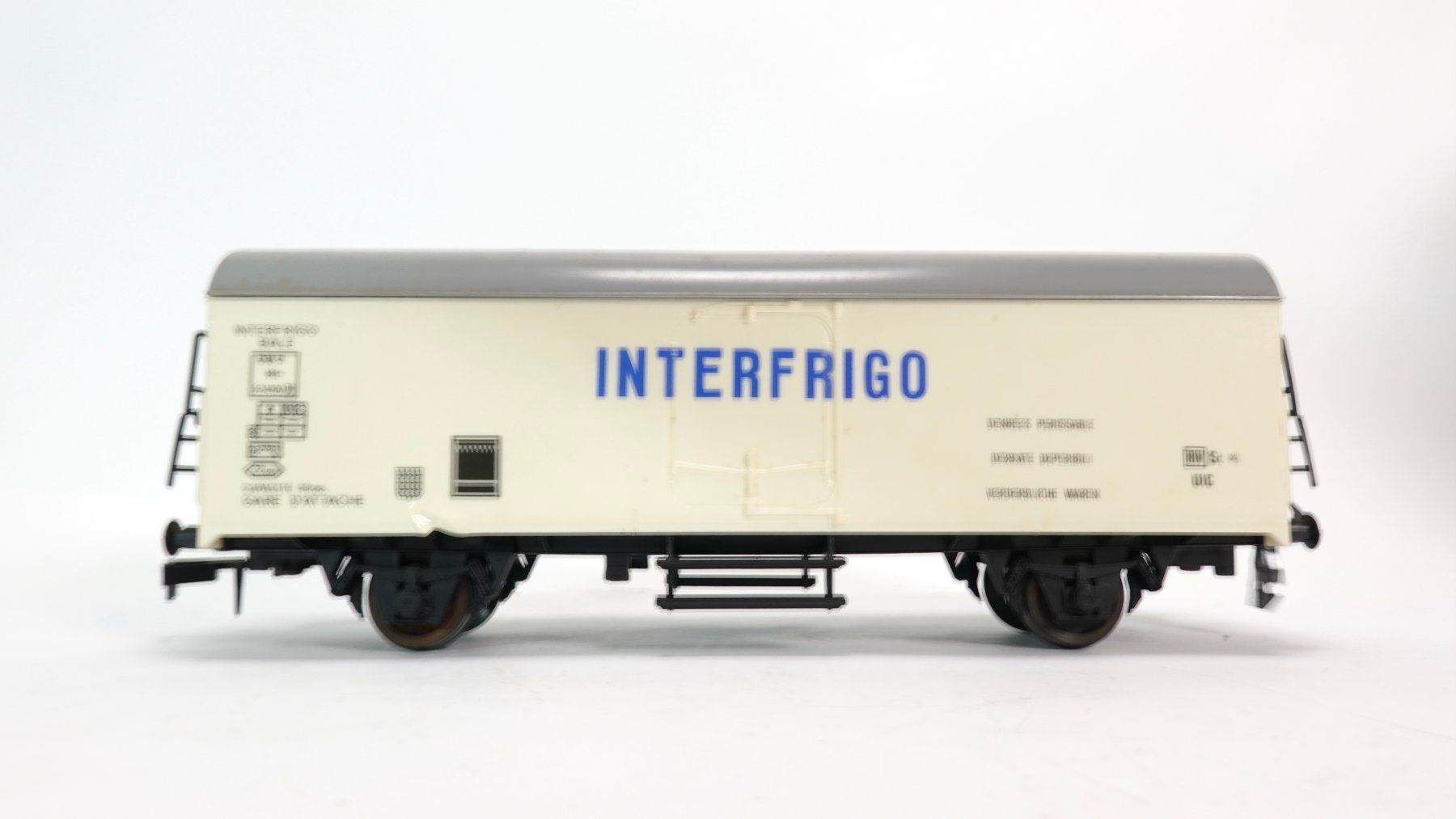 Lima Modellini di ferrovie: e72 Lima Spur 0 Güterwagen Interfrigo  / Spielware | 970 – Usato da Thun venduto da evinka_gmbh 1