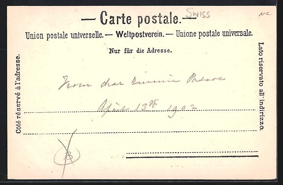 Cartoline postali: AK Vevey, Ortspartie an der Kirche – Usato da Berlin venduto da bartko-reher 1
