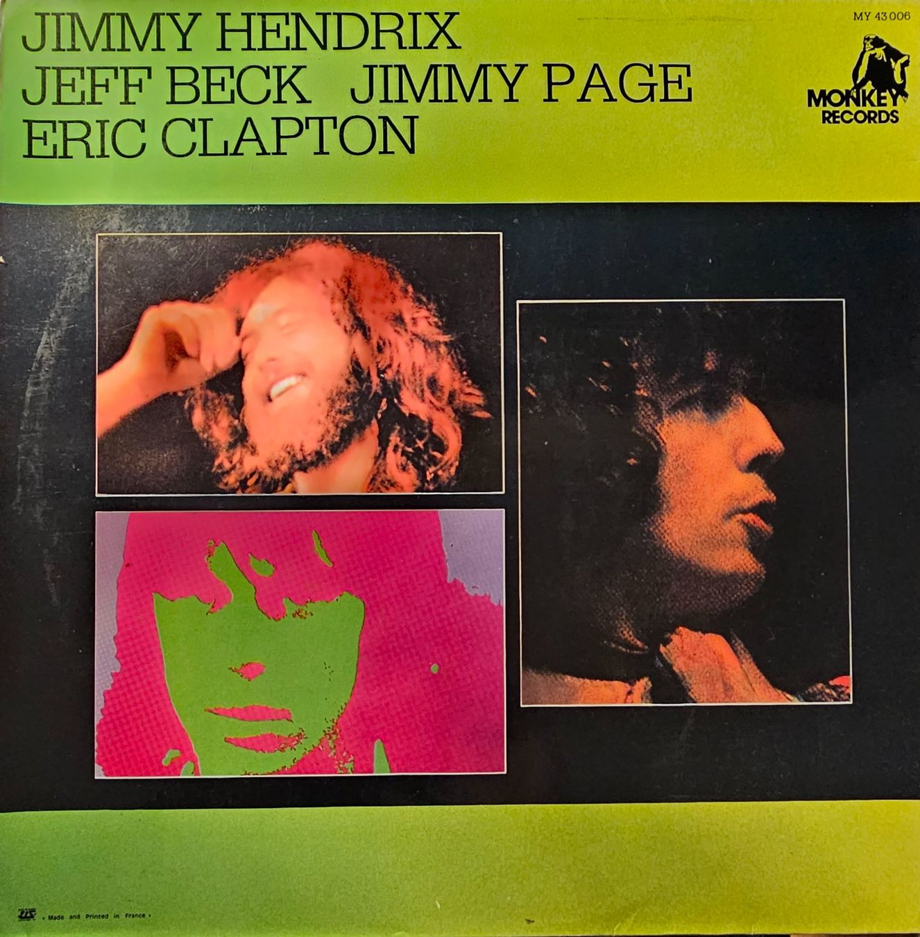 Schallplatten: Jimmy Hendrix - Jeff Beck - Jimmy Page - Eric Clapton – Gebraucht aus Wahlen b. Laufen von Cg10 1