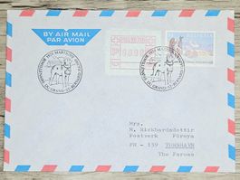 CL02 Enveloppe + Timbre Suisse 1989