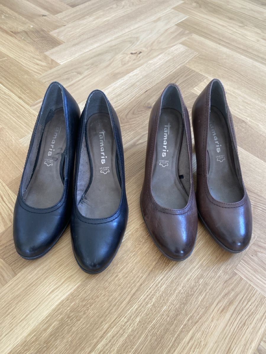 Tamaris Chaussures femmes: Pumps braun und schwarz – D'occasion à Blauen par Baggi