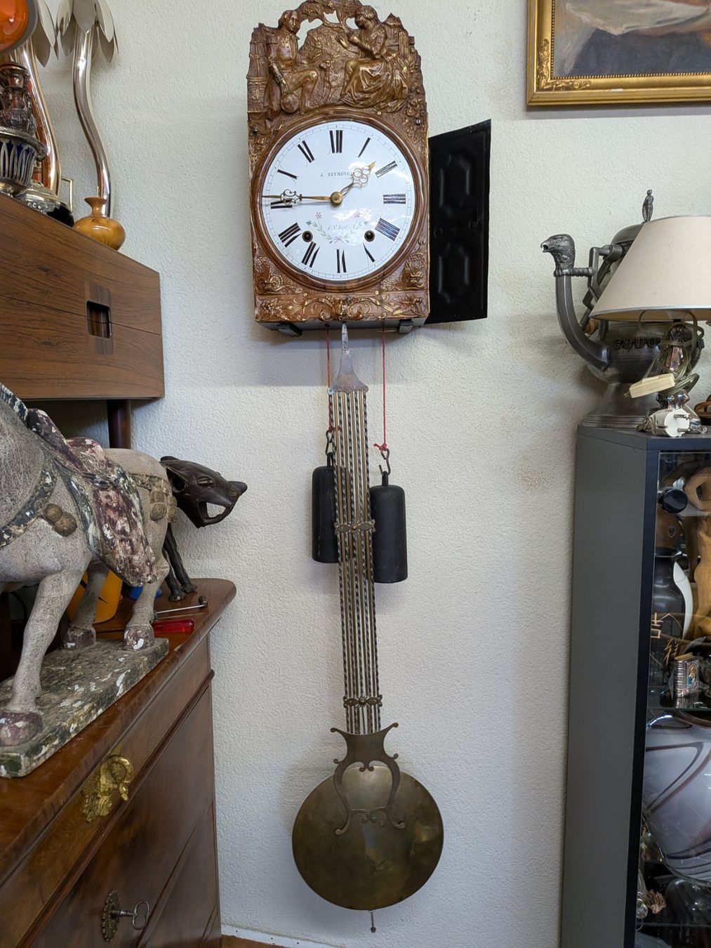 Orologi da terra & Orologi da parete: Antike Uhr Comtoise Morez – Usato da Emmen venduto da Brockofsky 1