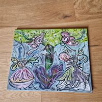 Abstraktes Bild  Leinwand 40x50cm , Handgemalt,  Original