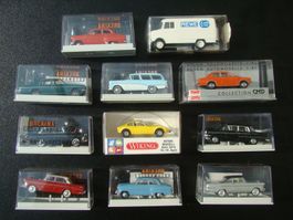 11 versch. Opel Modelle von Wiking Brekina Busch selten  ovp