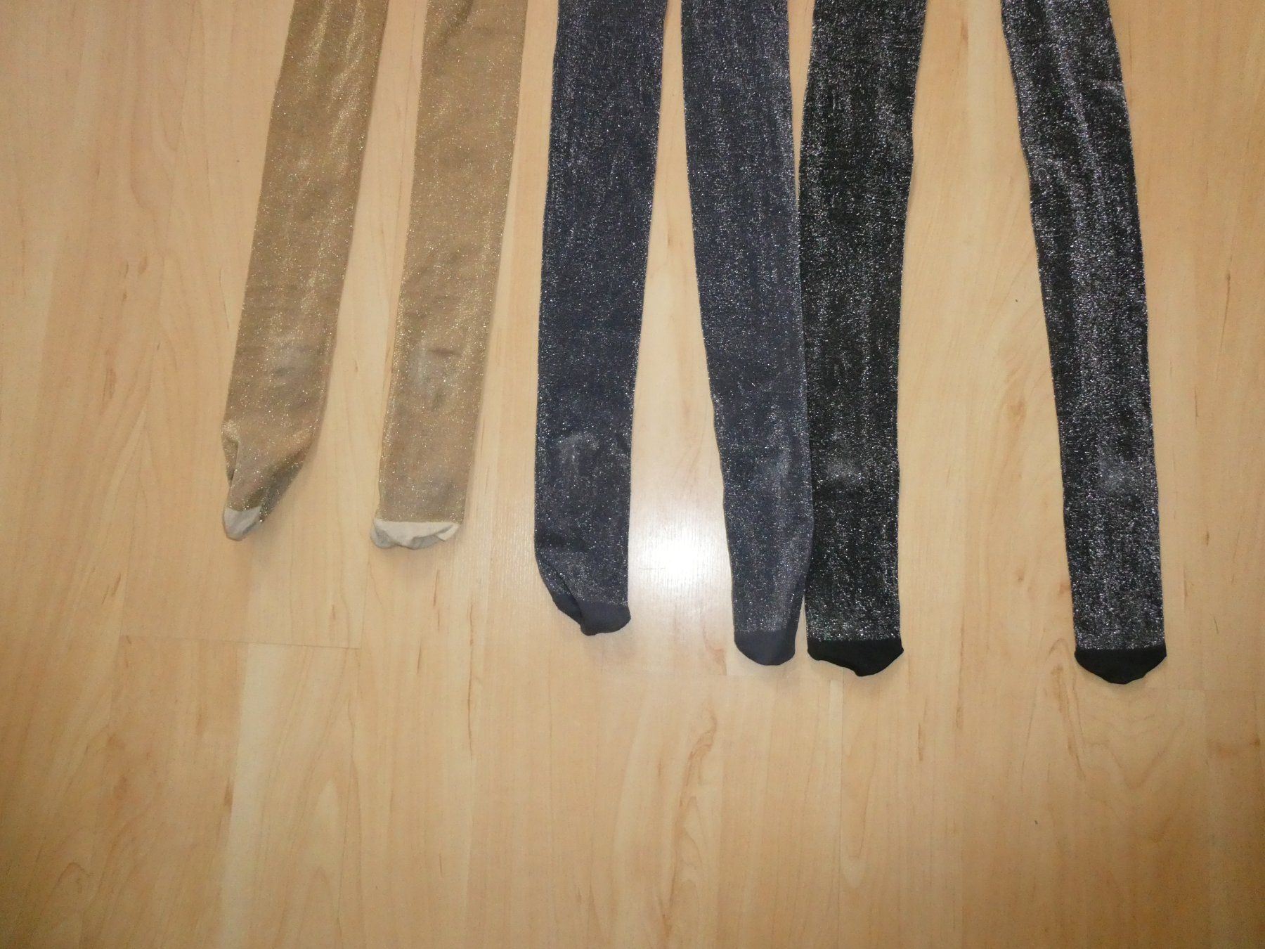 Strümpfe & Strumpfhosen: 3er Set Glitzer-Strumpfhose – Gebraucht aus Mels von KOSL 2
