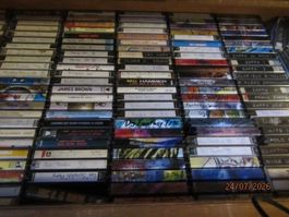 Musikkassetten-Sammlung , Reggae, Goa, 60er- 80er Rock& Pop