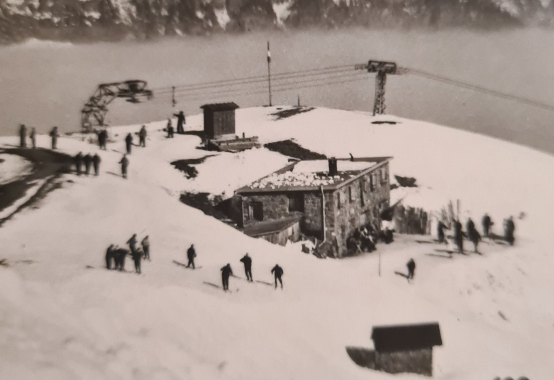 Cartoline postali: Skihaus Prodchamm mit Churfirsten 1962 – Usato da Ebikon venduto da Donar50 1