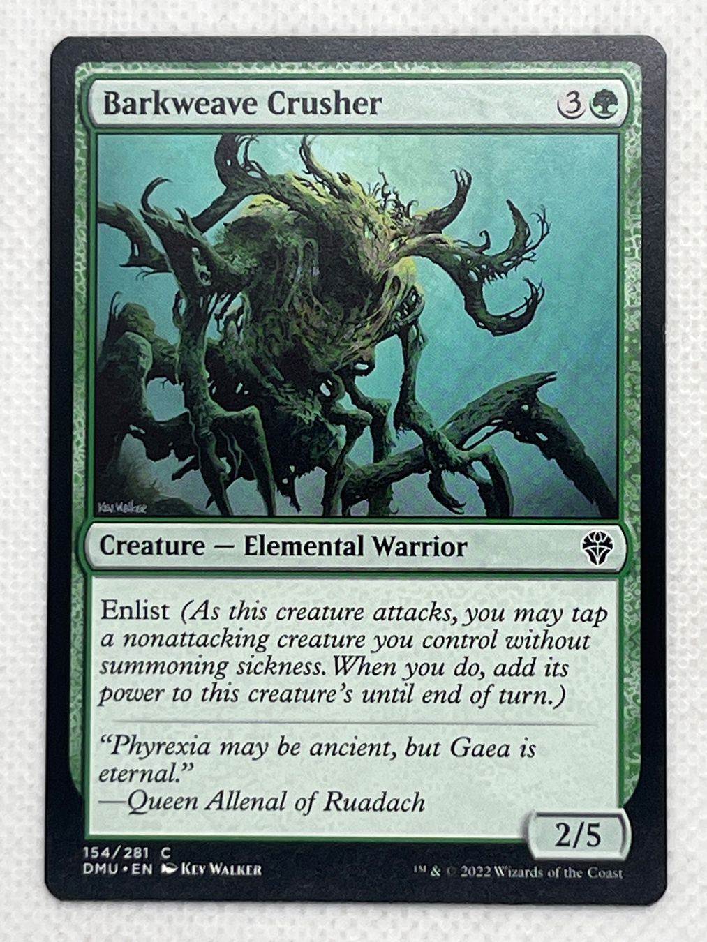 Magic The Gathering Cartes à collectionner: MTG Barkweave Crusher DMU 154 Englisch Common – D'occasion à Hinterkappelen par Kim1992