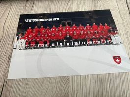 Original Swiss Ice Hockey Team Autogrammkarte #swissmadeh...