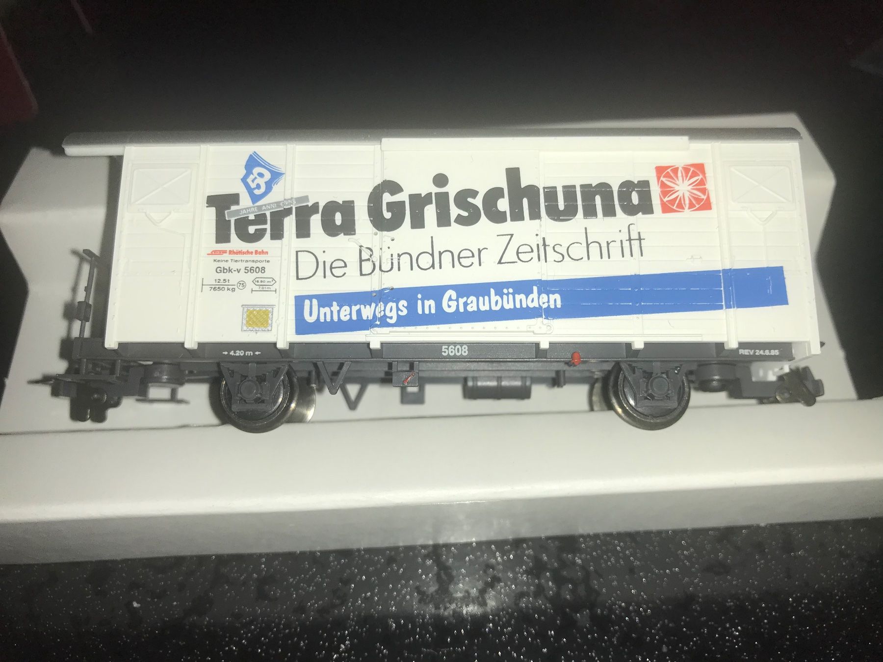 Bemo Modellini di ferrovie: Bemo Gbk-v 5608 der RhB mit OVP – Usato da Glis venduto da 1Hector1 1