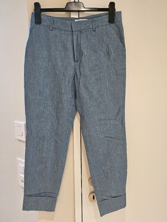 blaue leichte Hose von Closed W27 (36) Baumwolle Leinen