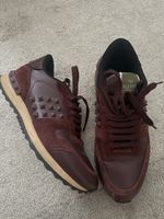 Valentino baskets femme, bordeaux, taille 38, très bon état