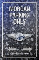 Metallic Blechschild-MORGAN PARKING ONLY