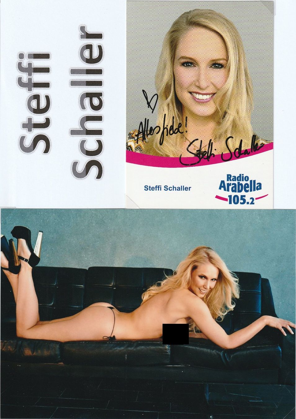 Autografi: Steffi Schaller / Originalautogramm – Usato da Schwyz venduto da racingautographs