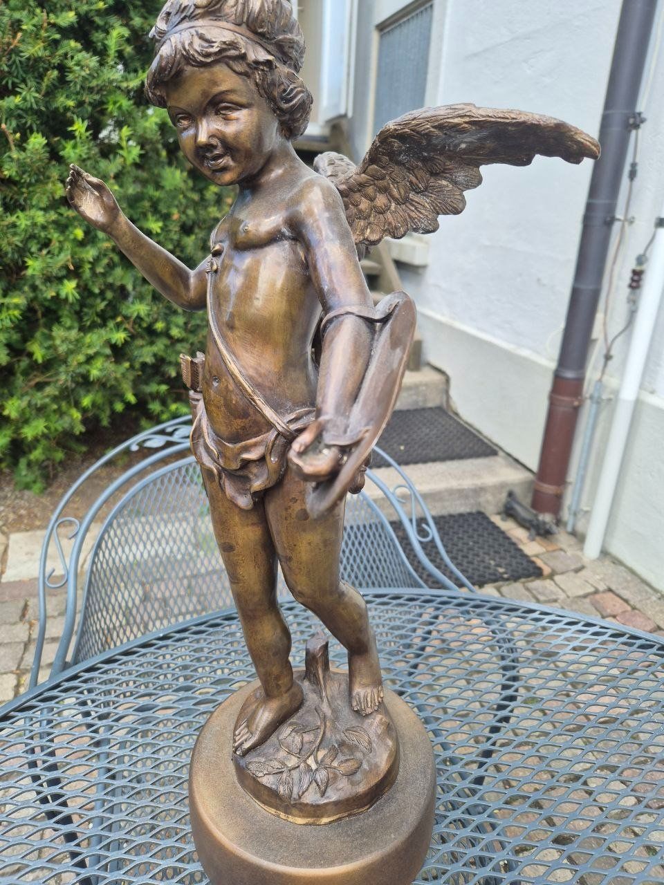 Skulpturen & Statuen: Antiker Bronze - Engel ca. 1880 - 1910 – Gebraucht aus Speicher von Ramtha1 1
