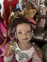 Künstlerpuppeerpuppe, Herbstfee, Unikat, Handarbeit, Top Zus
