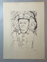 Viktor Surbek Lithografie im Stein signiert 32x44cm