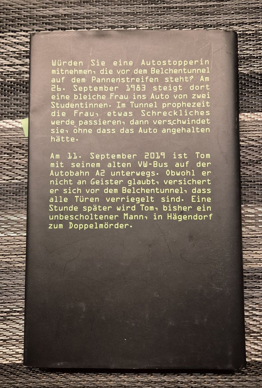 Livres: Peter Hänni: "Belchentunnel" – D'occasion à Rüttenen par Mushorn 1